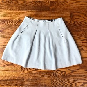 Pastel blue mini skirt